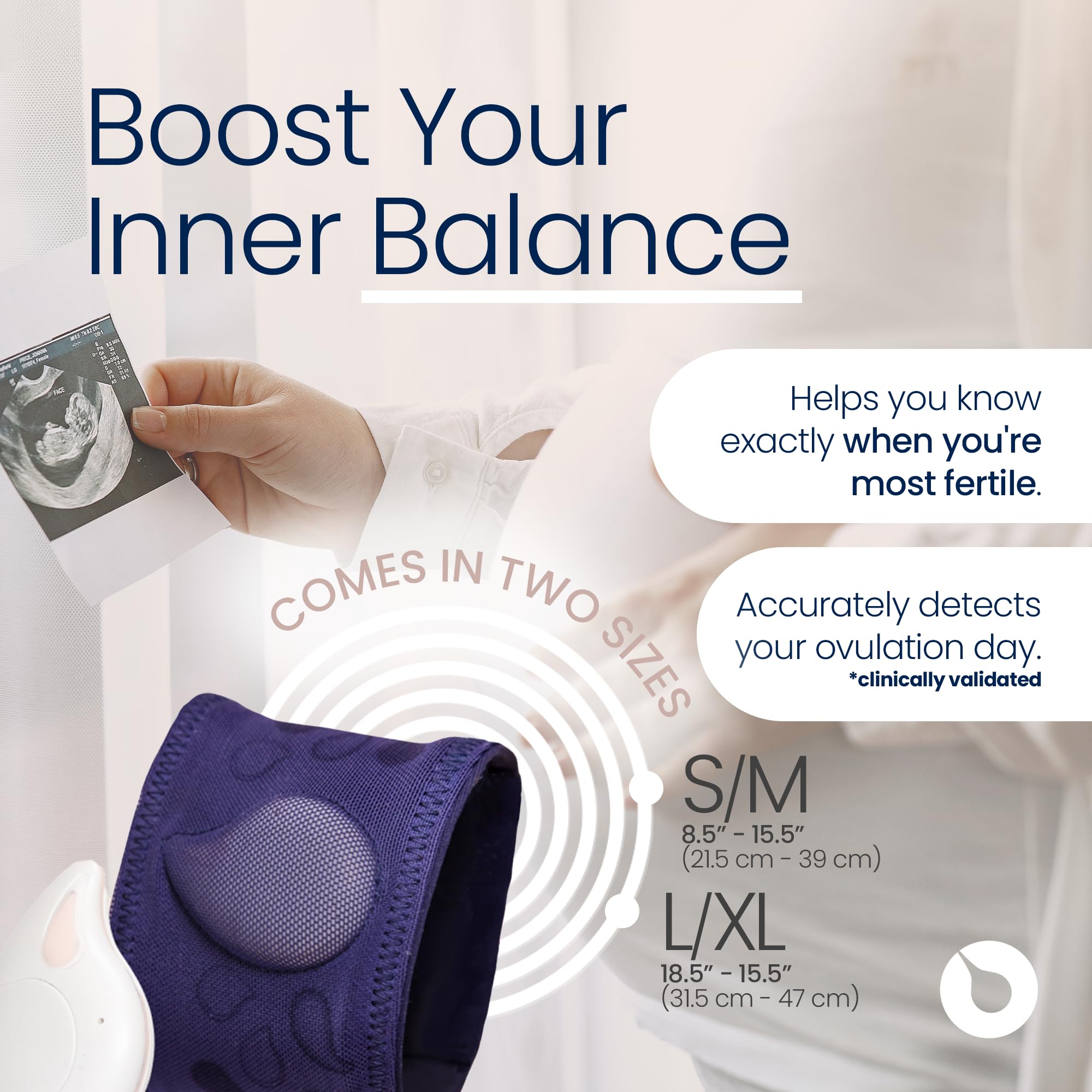 Tempdrop Wearable Ovulation Tracker – Basal Body Temperature Monitor to Help Get Pregnant – Sleep Sensor with App for Fertility, Hormone, Period & Cycle Tracking