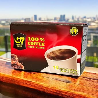 Instant Coffee Powder, Quick Dissolving (2 PACKS, PURE BLACK COFFEE)