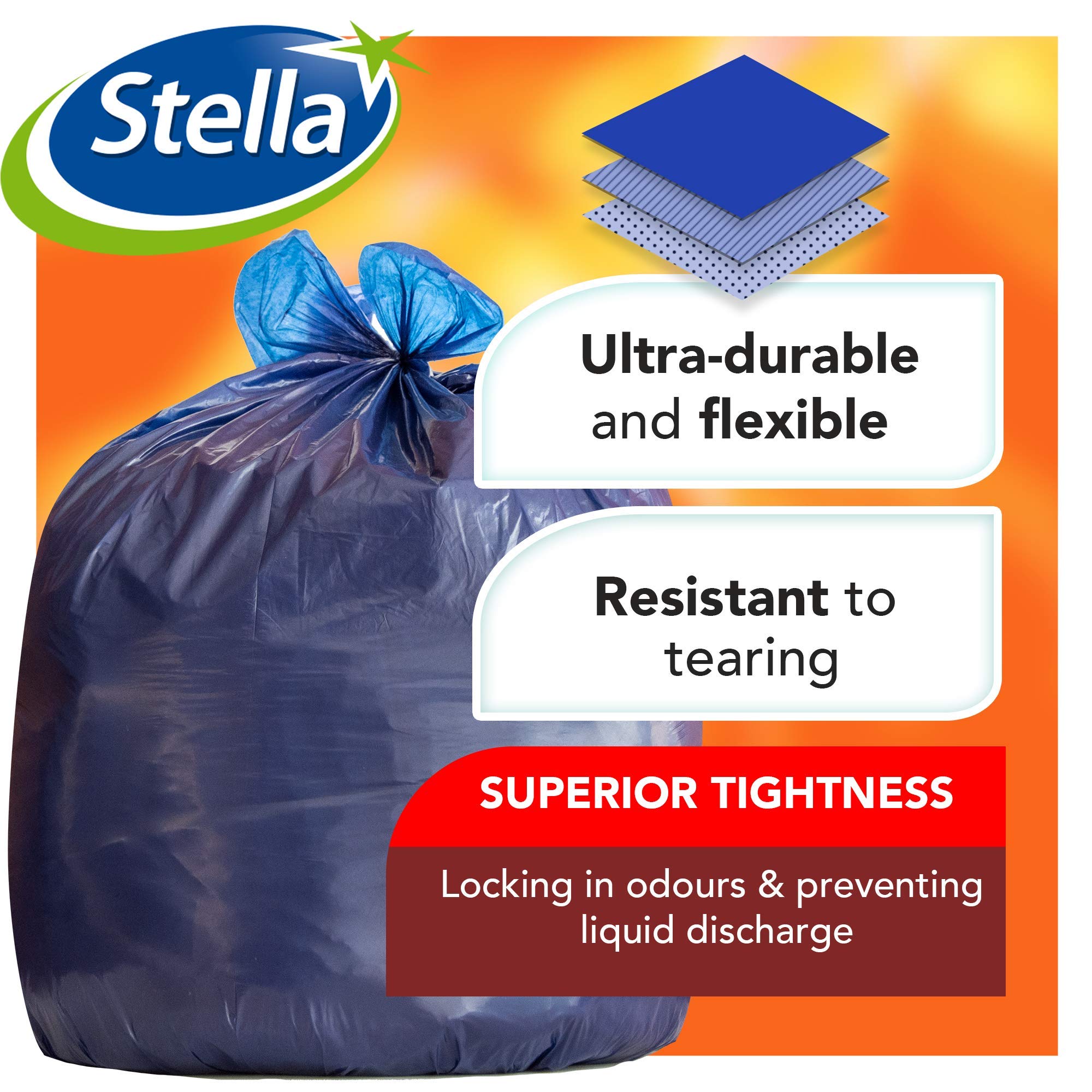 Stella pack Bundle Sacchi per Spazzatura Resistenza Ecologica
