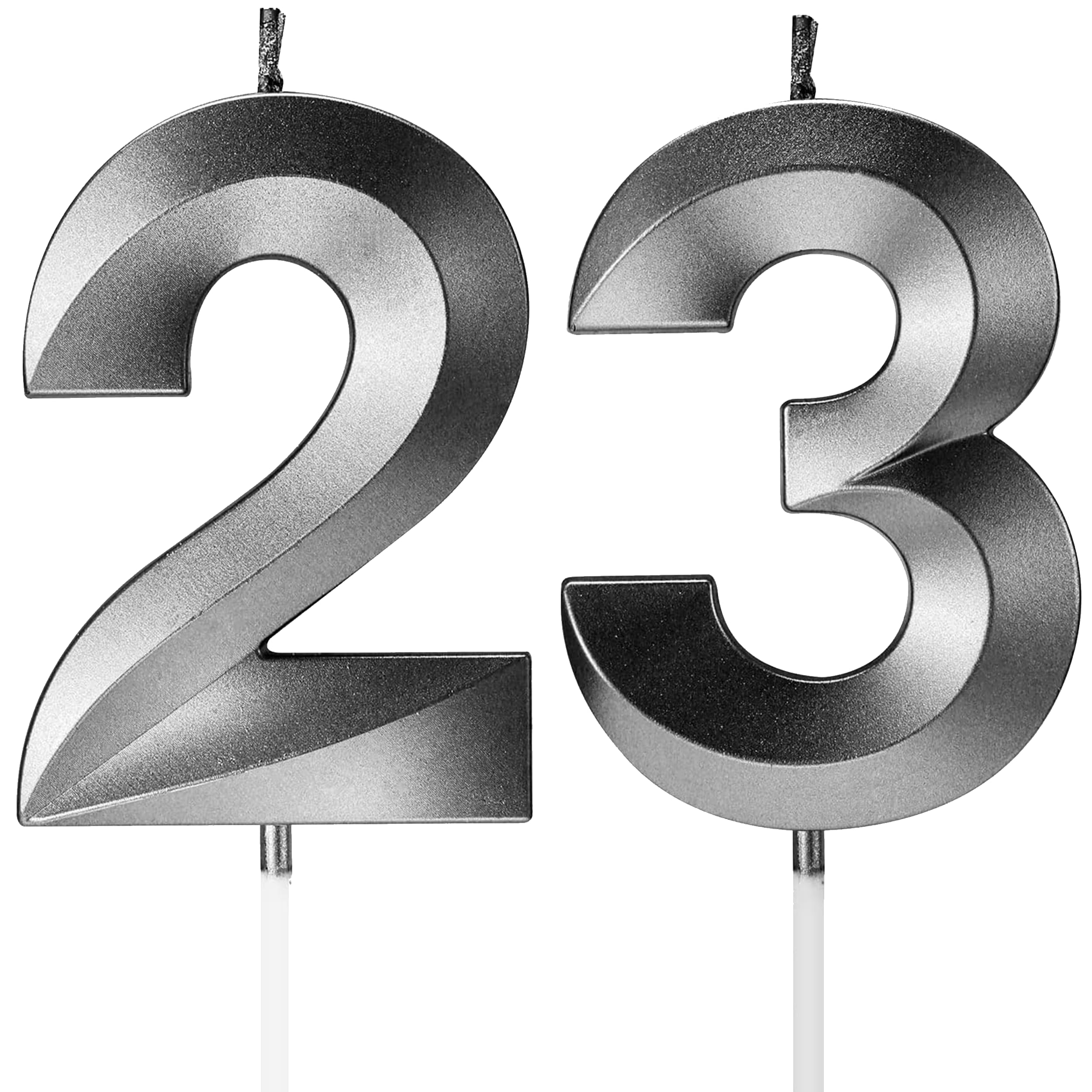 Birthday Candles Number Candles Age Year for Cakes Happy Birthday 3D Designed Wedding Anniversary Party Cake Topper Decorations