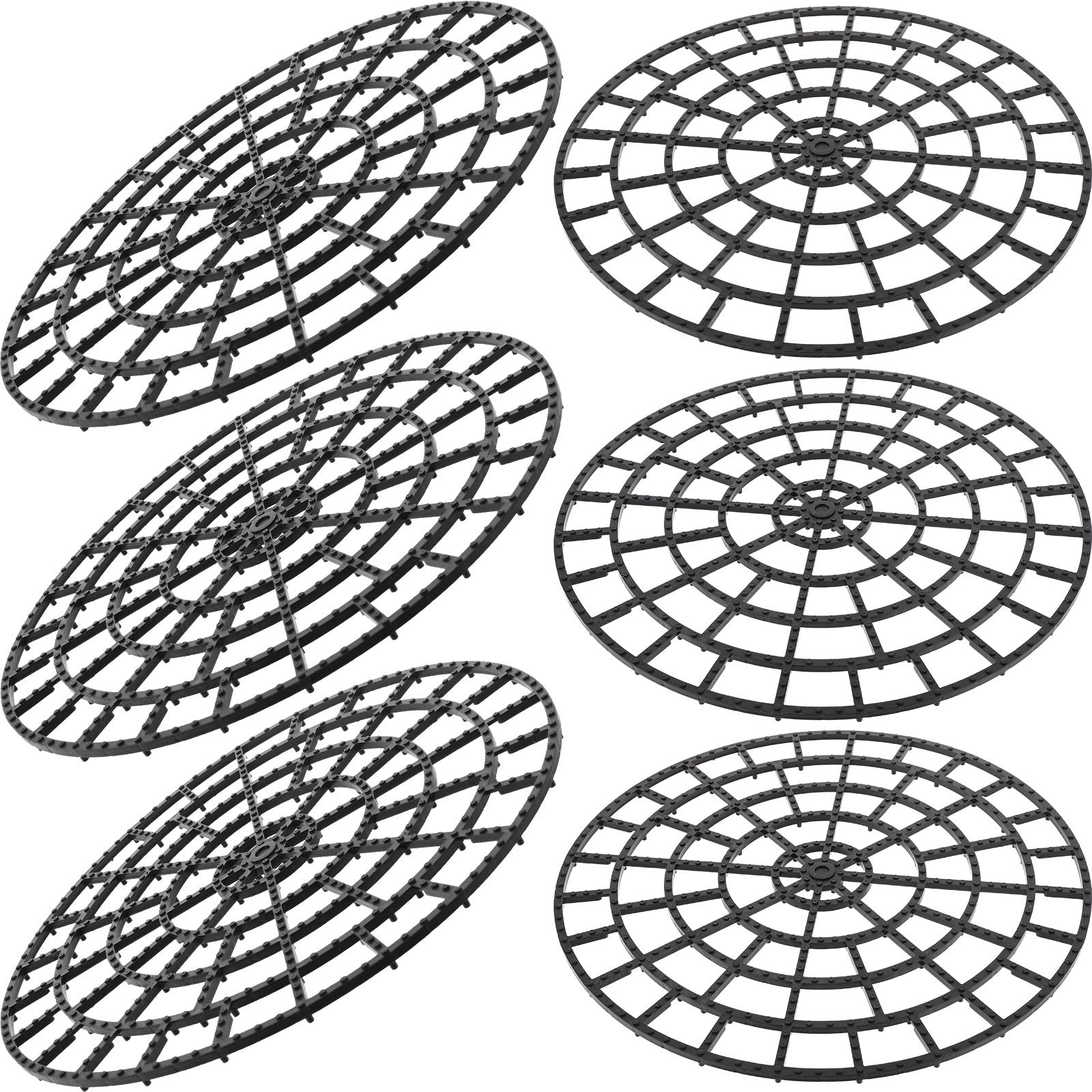 Elevadores de Plantas de plástico negro ideales para evitar manchas de humedad en suelos de exterior