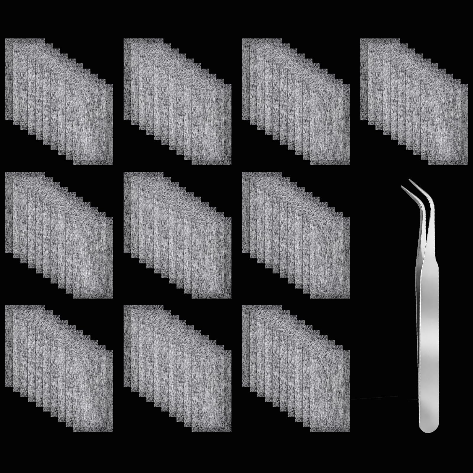 100 extension per unghie in fibra di vetro, in fibra di vetro, per la riparazione delle unghie, per la riparazione delle unghie, per la riparazione delle unghie, in fibra di vetro
