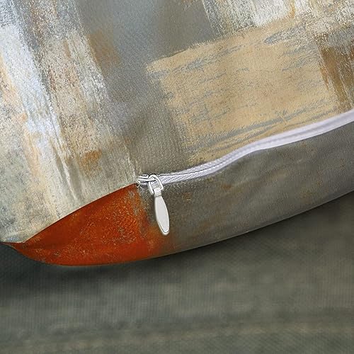 Vista 110 de Britimes Fundas de almohada modernas para decoración del hogar, 18 x 18 pulgadas, juego de 2 fundas de almohada decorativas, fundas de almohada Gris