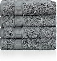Vista 71 de Juego de 2 toallas de baño de lujo de La Hammam para baño, spa, gimnasio, ducha, piscina, dormitorio universitario Toallas de baño turcas