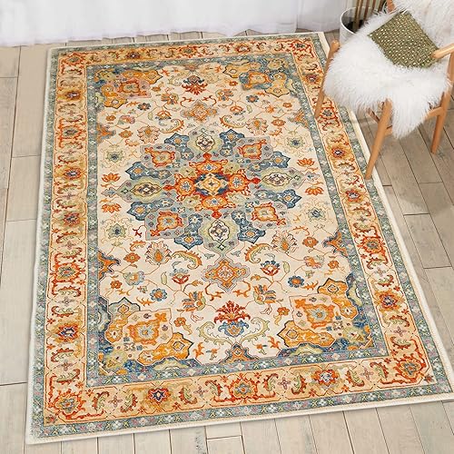 Miniatura 20 de COMSLE Alfombra Runner Bohemia, 2' x 7' Alfombras Lavables para Pasillo de Lana Sintética Pequeña Alfombra de Área de Cocina Alfombra Decorativa