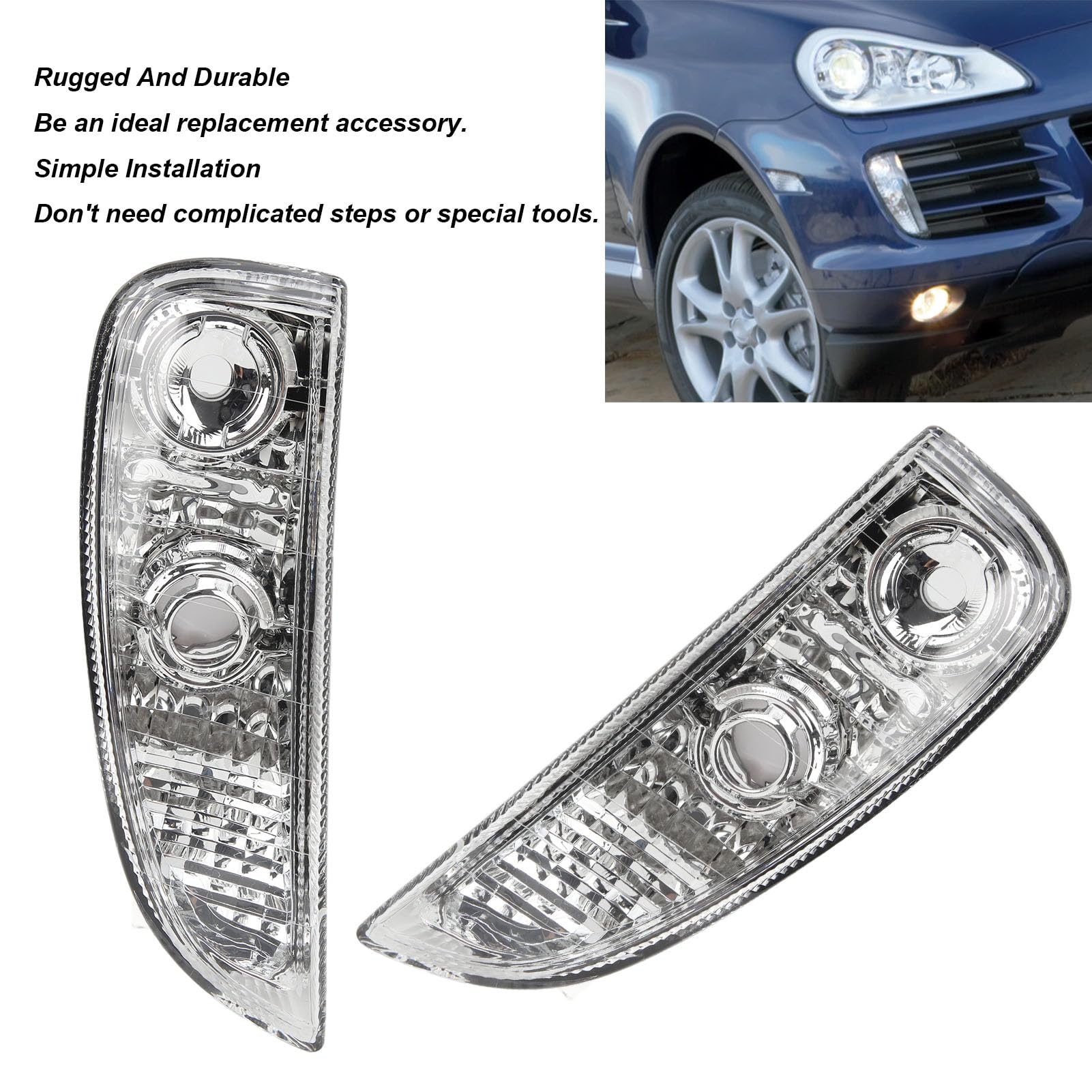 Amazon.com: BORDSTRACT Front Daytime Running Light Cover for 