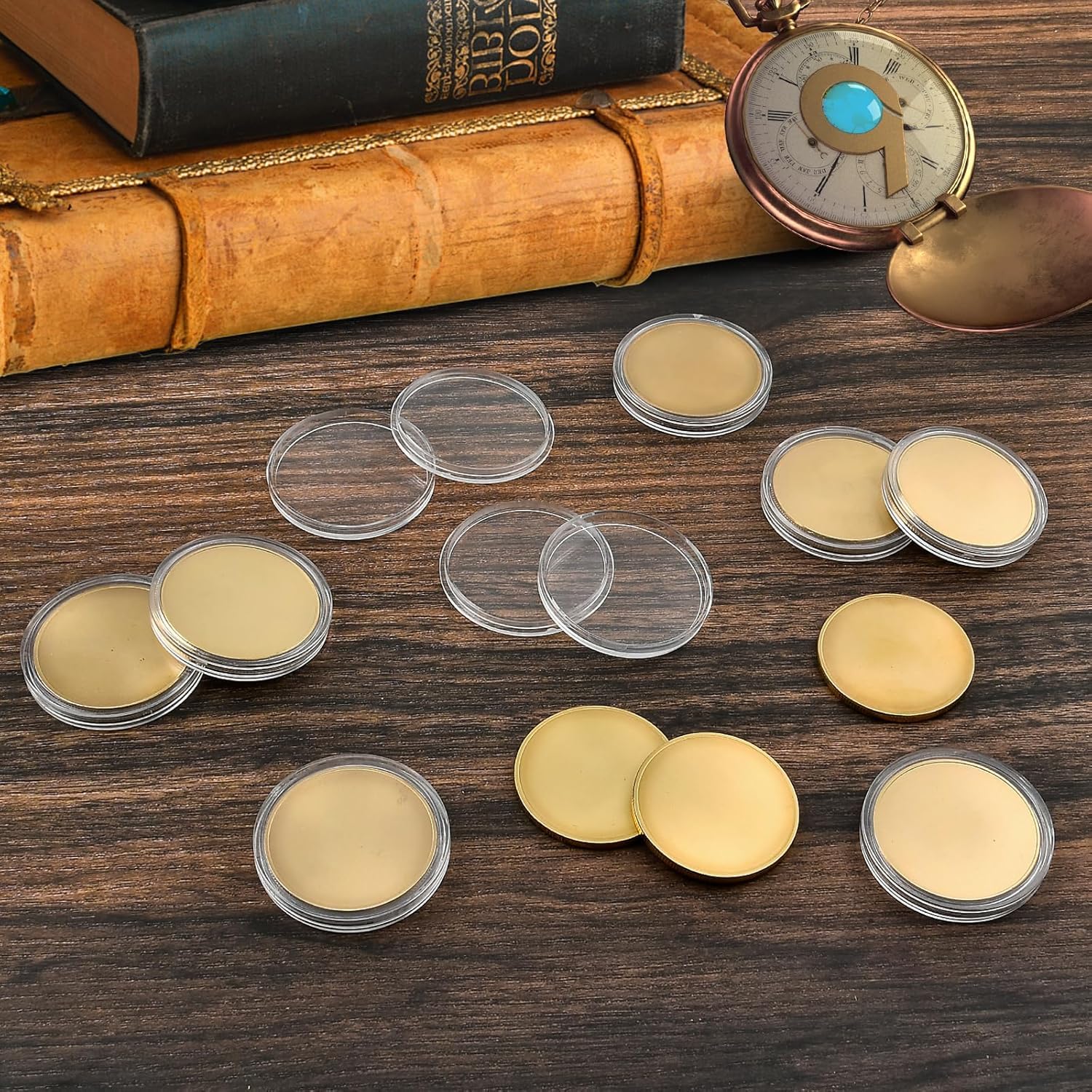 20 Pièces de Défi en Laiton Vierge,40 mm Pièces Brutes de Métal à Estamper,Disques à graver au Laser Pour Cadeaux d'anniversaire DIY,Bricolage,Bijouterie