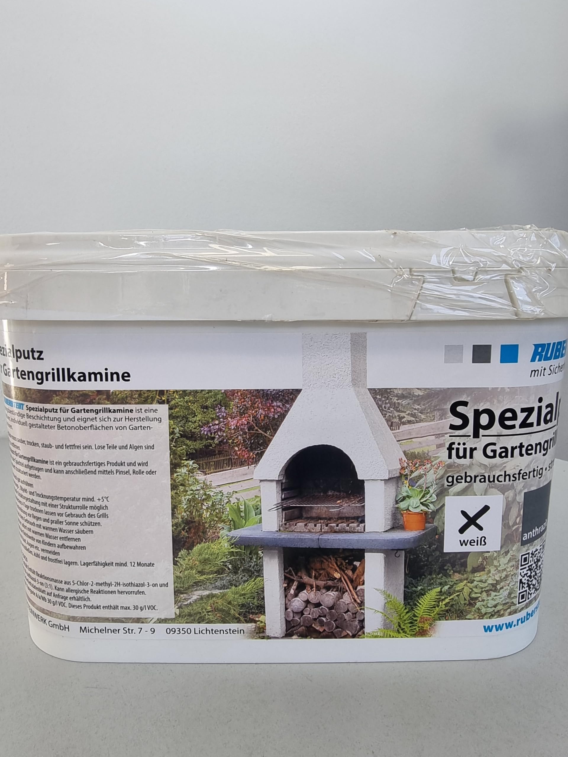 Ruberstein Spezialputz für Gartengrillkamine, 10 kg, beige, direkt vom Hersteller