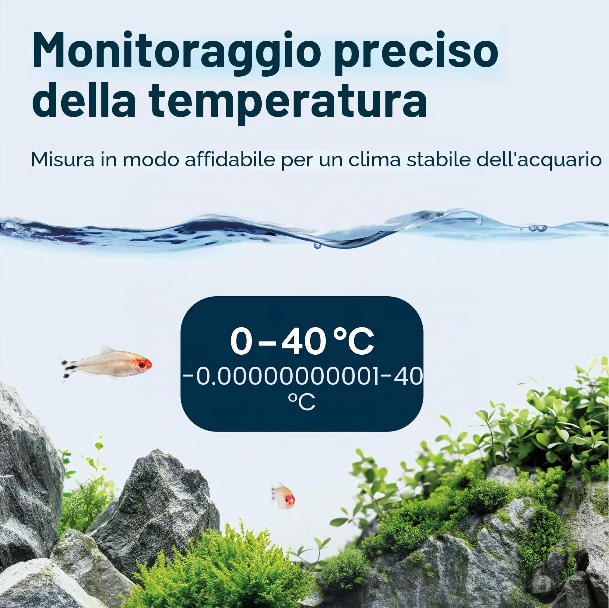 JUWEL Aquarium - Termometro digitale 4.0 – adatto per tutti gli acquari