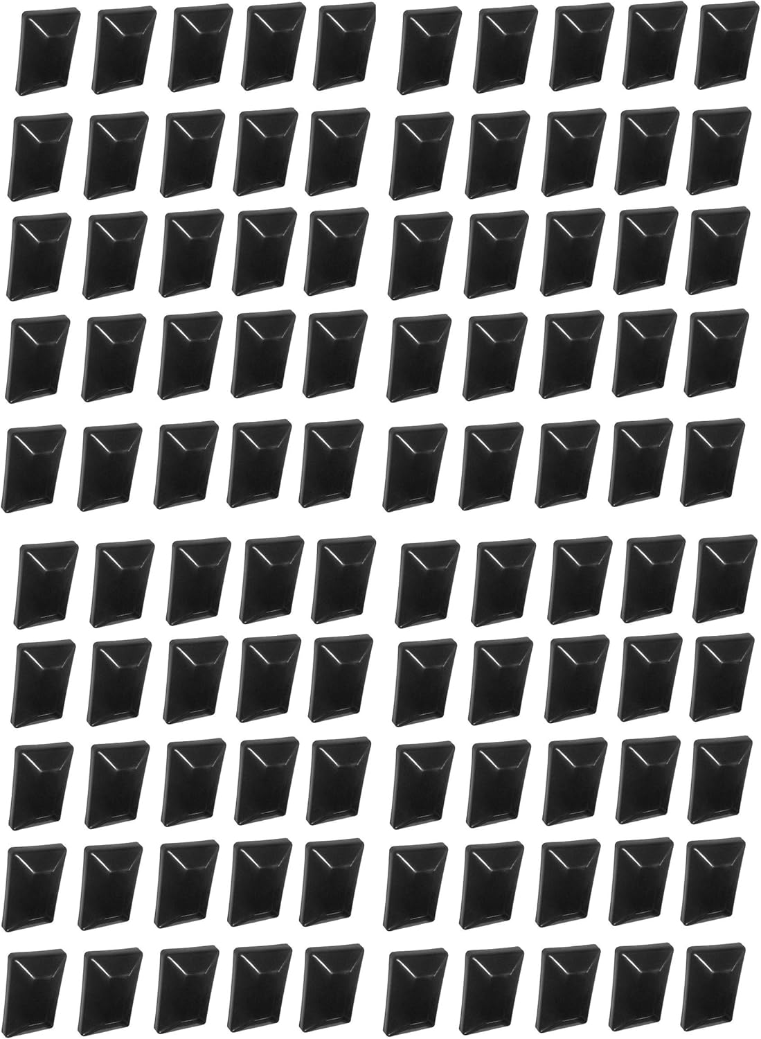 JSP Manufacturing Black 4x6 Fence Post Caps (3-5/8"x 5-5/8") Fits Treated Posts 4 x 6 Nominal Fence Post Caps Made in USA Multi-Pack Wholesale Bulk Pricing Black