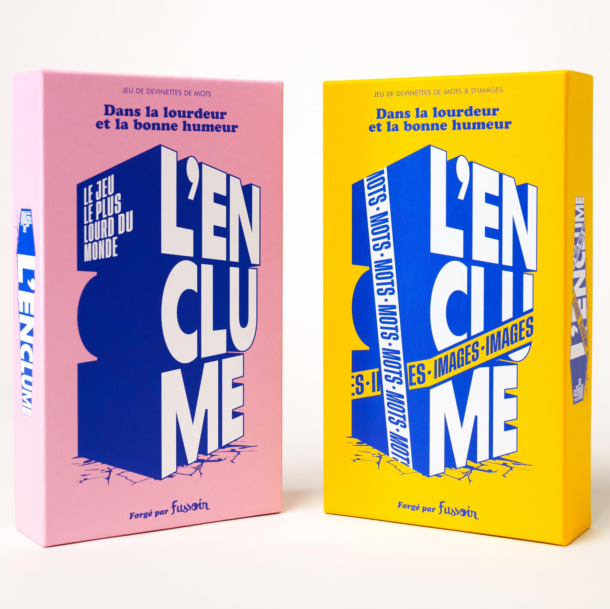 L'ENCLUME Original + Images, 700 Devinettes Jeux de Mots Humour Adulte | Lot de 2 jeux : calembours, associations d'idées et énigmes visuelles pour soirées