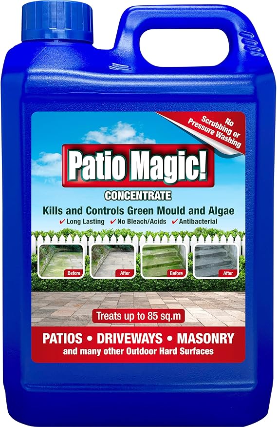 Patio Magic! 16491 Concentrate Ideal for Patios, Paths and Driveways