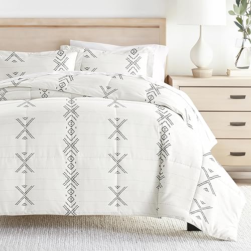 Miniatura 5 de Linen Market Juego de edredón tamaño King (3 piezas)  Lleva el lujo a casa con nuestro juego de edredón alternativo de plumón suave y ligero