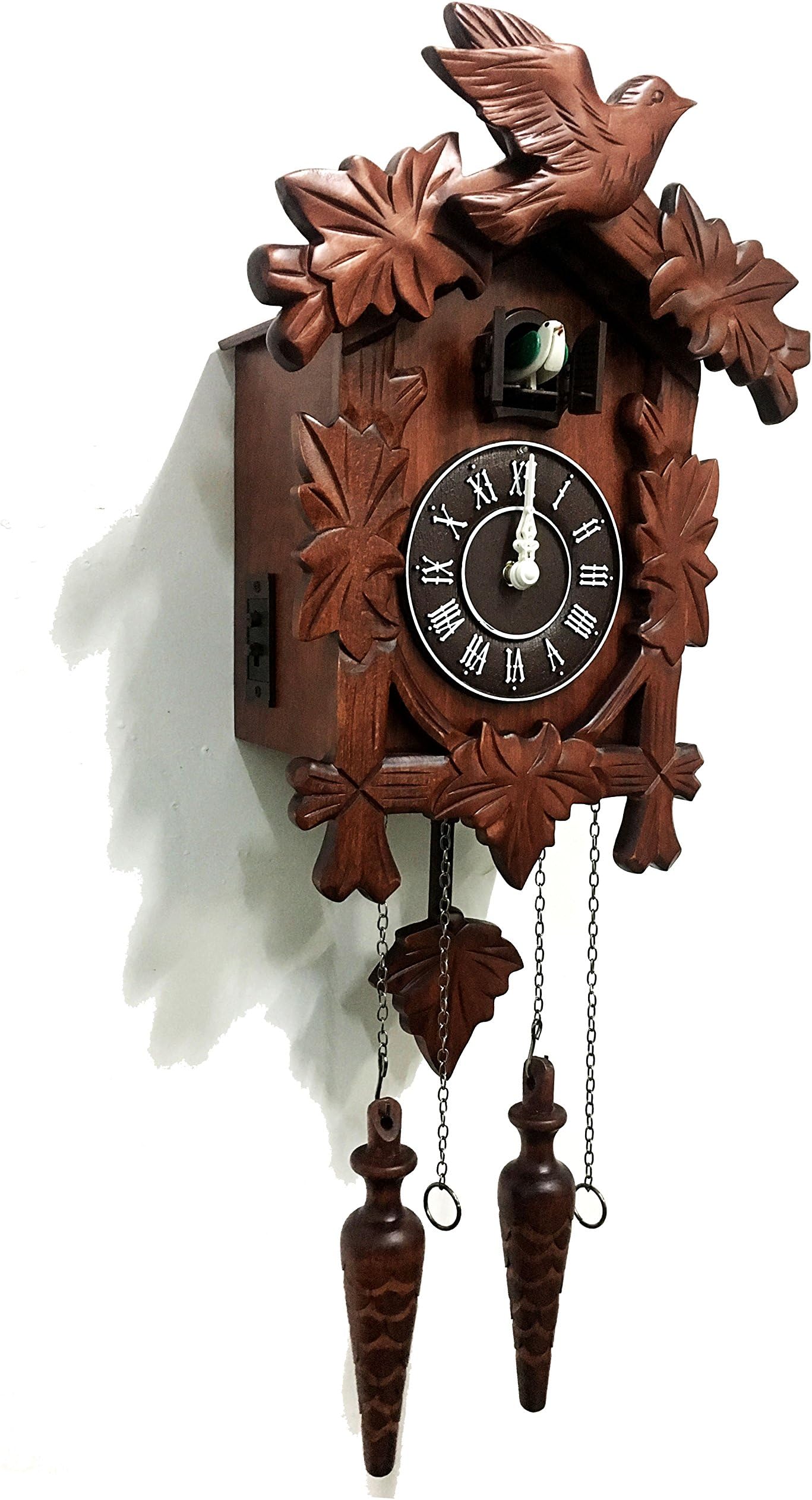 TimeMate Rylai Handcrafted Wood Cuckoo Clock