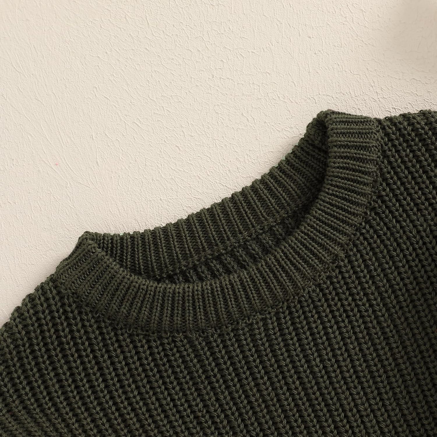 Mubineo Baby Girl Winter Clothes Basic Plain Cute Ruffle Sweater Toddler Kids Pullover Long Sleeve Newborn Sweaters - Image 4