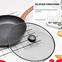 Vista 4 de Protector contra salpicaduras de cocina, pantallas de salpicaduras, 3 piezas de protección contra salpicaduras de sartén, pantalla de salpicaduras