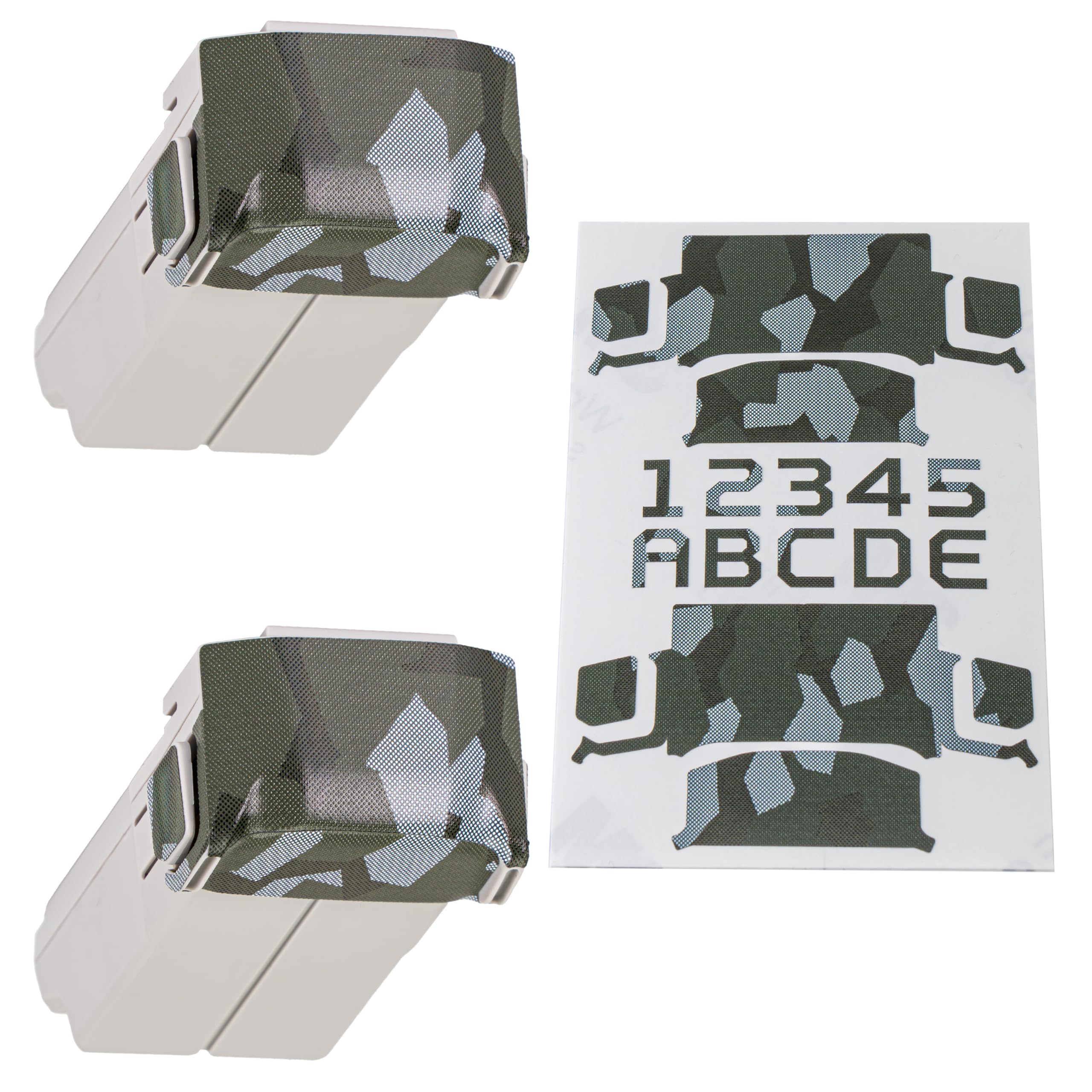 WRAPGRADE Skin Stickers Compatible with DJI Mini 3 Pro | Two Batteries (Army Green DOT CAMO)