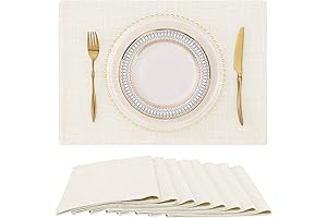 Homing Cream Cloth Placemats Set of 8