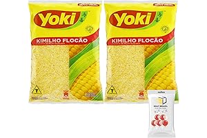 Kimilho Flocao Yoki Pre-cooked Flaked Corn Flour 500g 2PACK Bundle with 2DAY...