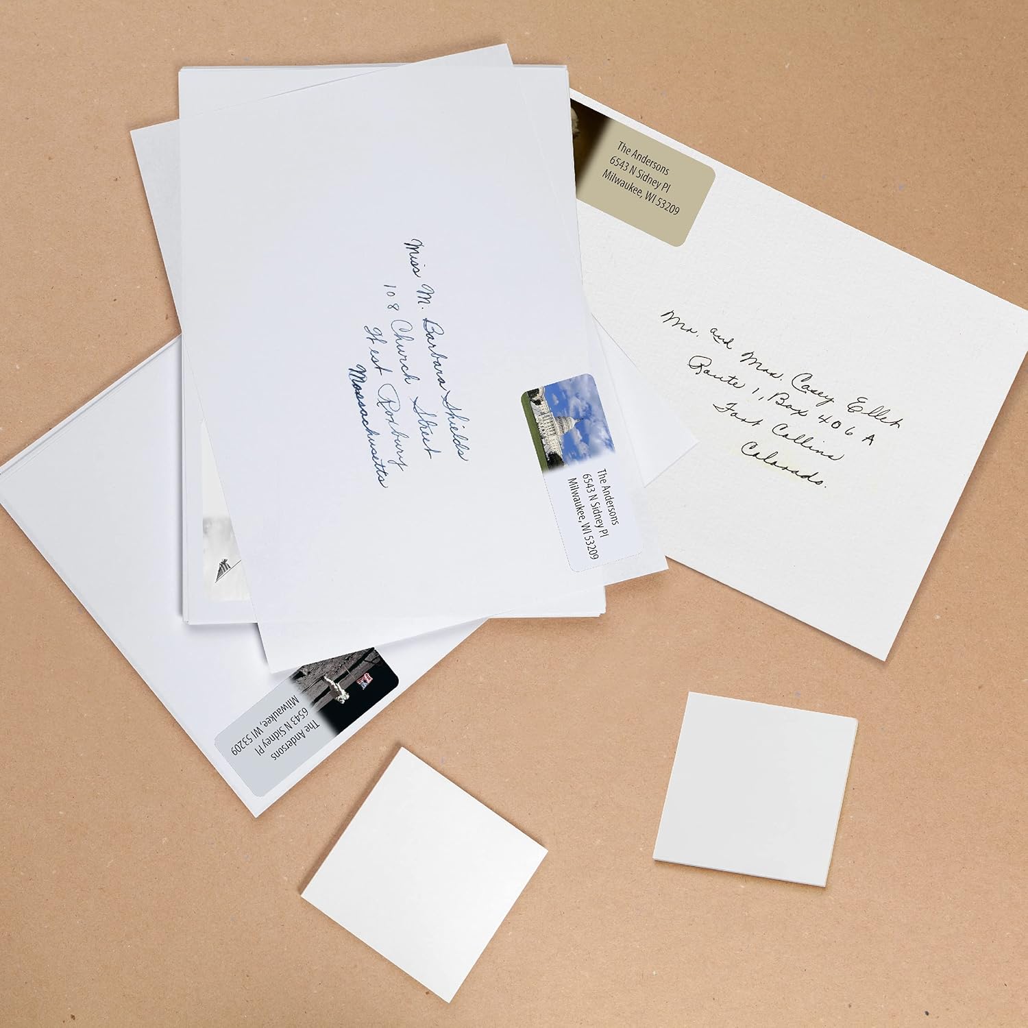 Customized Personalized Address Labels - Made in the USA by Kenco (500 Labels, All American)