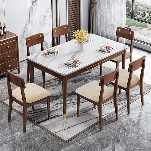 Vista 53 de Genina Fundas de asiento impermeables para sillas de comedor, fundas de asiento elásticas para sillas de comedor, extraíbles y lavables, fundas