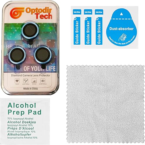 Miniatura 5 de Protector de lente de cámara para iPhone 13 Pro Max - Color azul