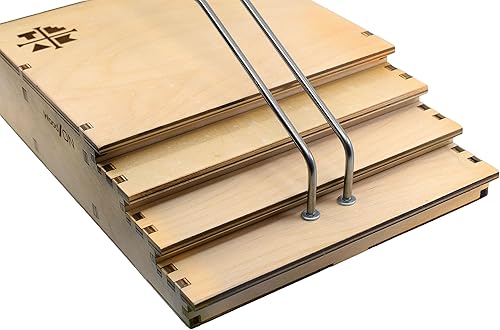 Miniatura 3 de Teak Tuning Riel de escalera rampa para diapasón de madera, 19 pulgadas, colaboración con WoodOn