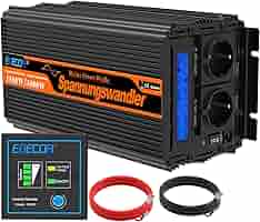 Inverter Onda Pura 1500W/3000W 24V A 220V - Con Display LCD E USB Type-C - Foto 11