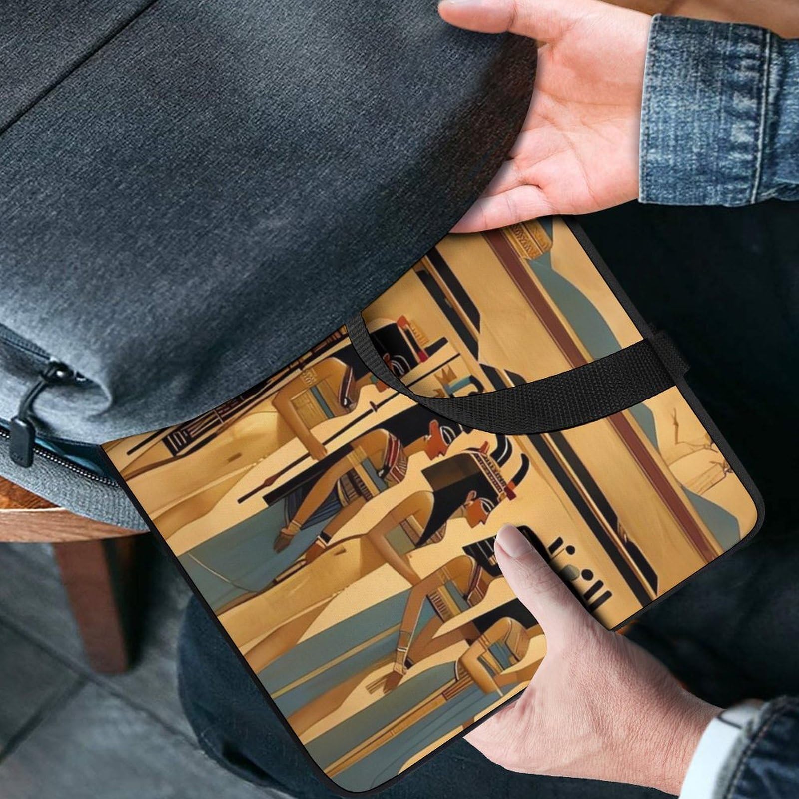 Custodia per laptop da 17 pollici, ultra sottile, leggera e impermeabile, in neoprene resistente, con cinghia da polso