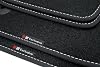 teileplus24 EF808 Floor Mats Exclusive-line Design Compatible with Vauxhall Insignia A 2008-2017 Decorative Stitching