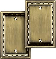 Vista 42 de Henne Bery Sunken Pearls - Placa de pared decorativa resistente para interruptor, cubierta para tomacorrientes (doble dúplex, níquel satinado)