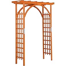 Northbeam Venice Arbor, Perfect for Pathways, Wedding Decor, Christmas Decoration, Vine Climber for Backyard Garden