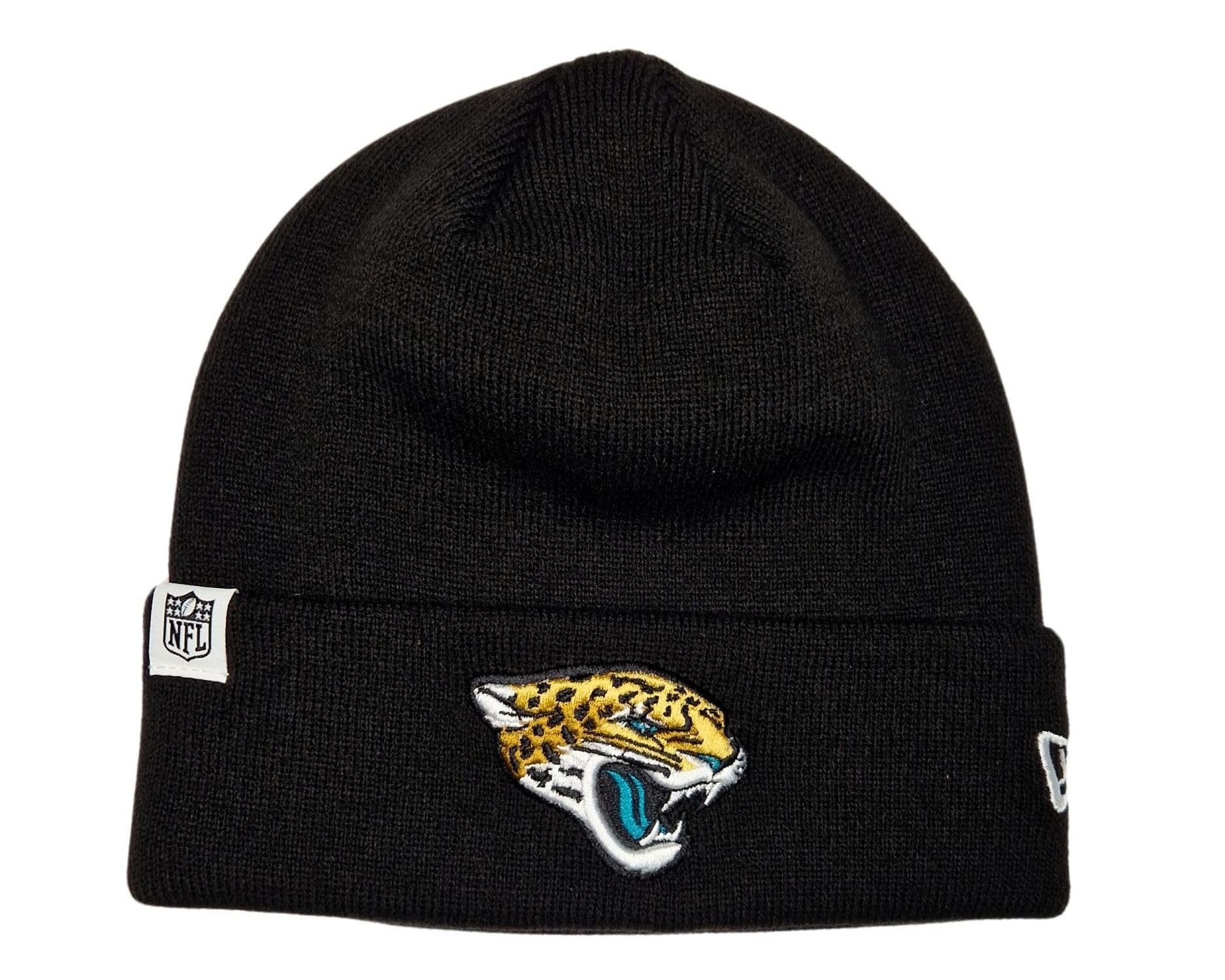 New Era Jacksonville Jaguars NFL Loop Label Knit Black Beanie