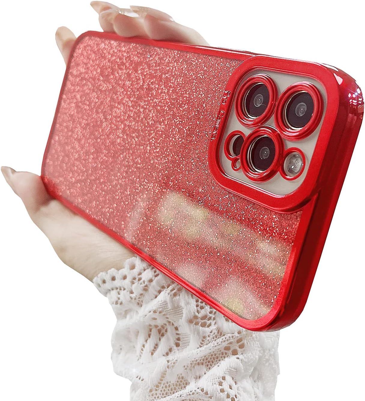 Fycyko Compatible with iPhone 12 Pro Max Case Glitter