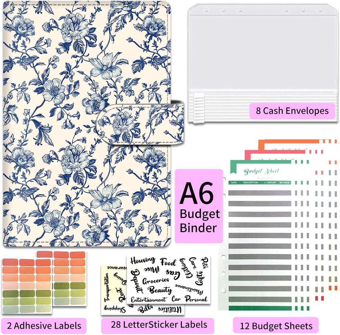 Stylish Budgeting Made Easy: A Review of the Cute A6 Budget Binder with Cash Envelopes