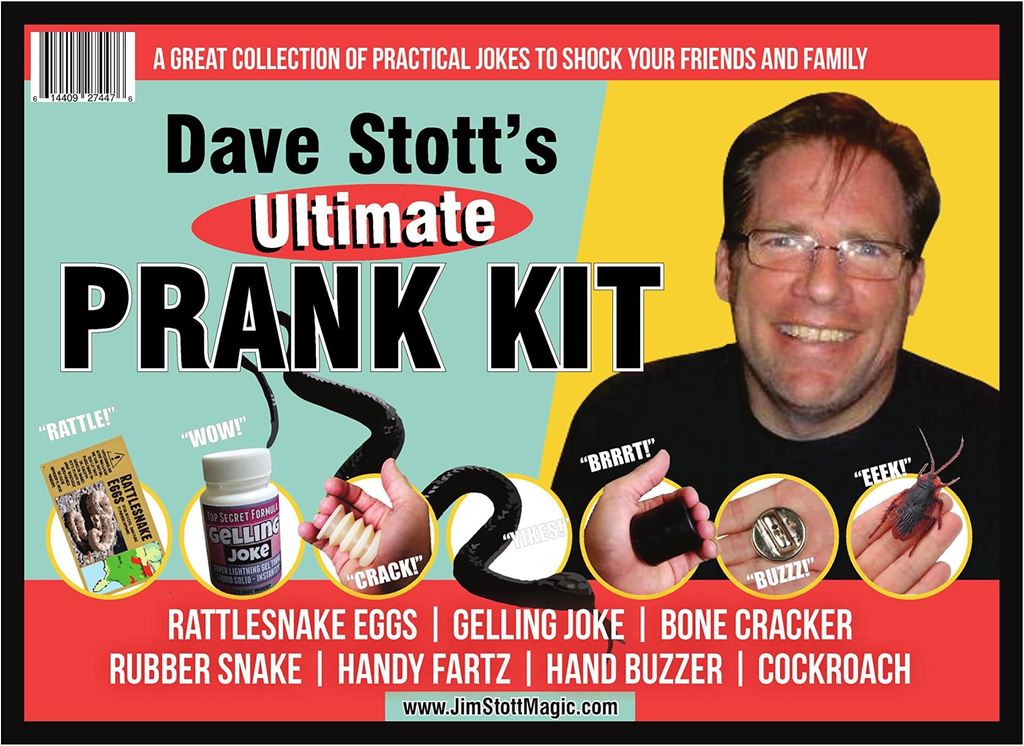 Dave Stott’s 'Ultimate Prank Kit’, Funny Gag Gifts for Men, Women, and Kids