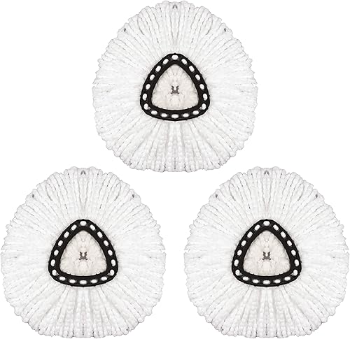 Paquete de 2 recambios de fregona de repuesto para fregona EasyWring, repuesto de cabezal de trapeador giratorio EasyWring