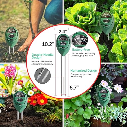 Miniatura 6 de Medidor de PH, medidor TDS PPM, probador de pH del suelo, kit digital PH/EC, paquete de 3