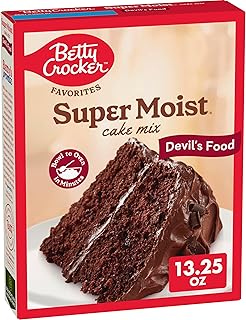 25 Easy Dessert Recipes Using Cake Mixes for Effortless Baking 94 Betty Crocker Favorites Super Moist Devil’s Food Cake Mix, 13.25 oz