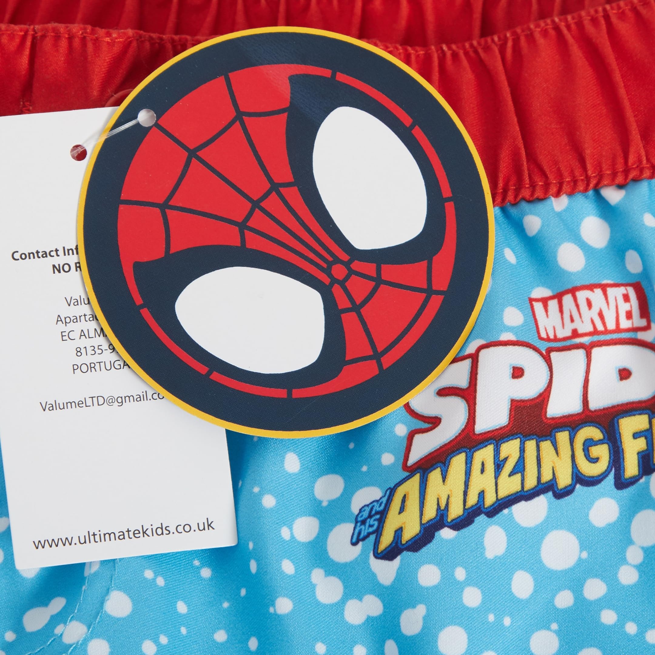 SPIDER-MAN Spidey and His Amazing Friends, costume da bagno a pantaloncino da spiaggia