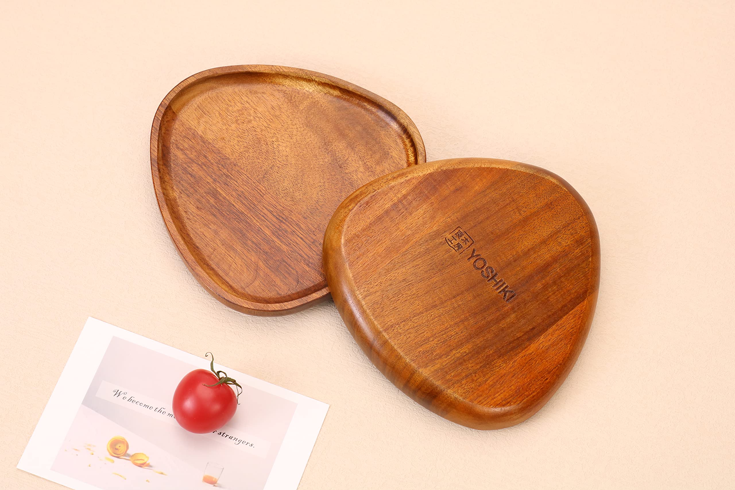 木製プレート 自然形状 Amazon|【天然素材】良木工房YOSHIKI 木製 プレート 2本セット