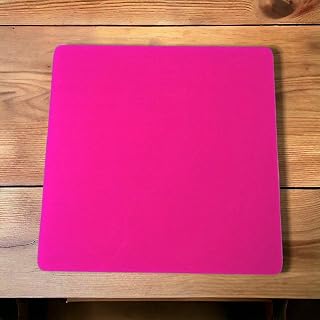 Servewell Square - Protector de encimera (38 x 38 cm), color rosa brillante