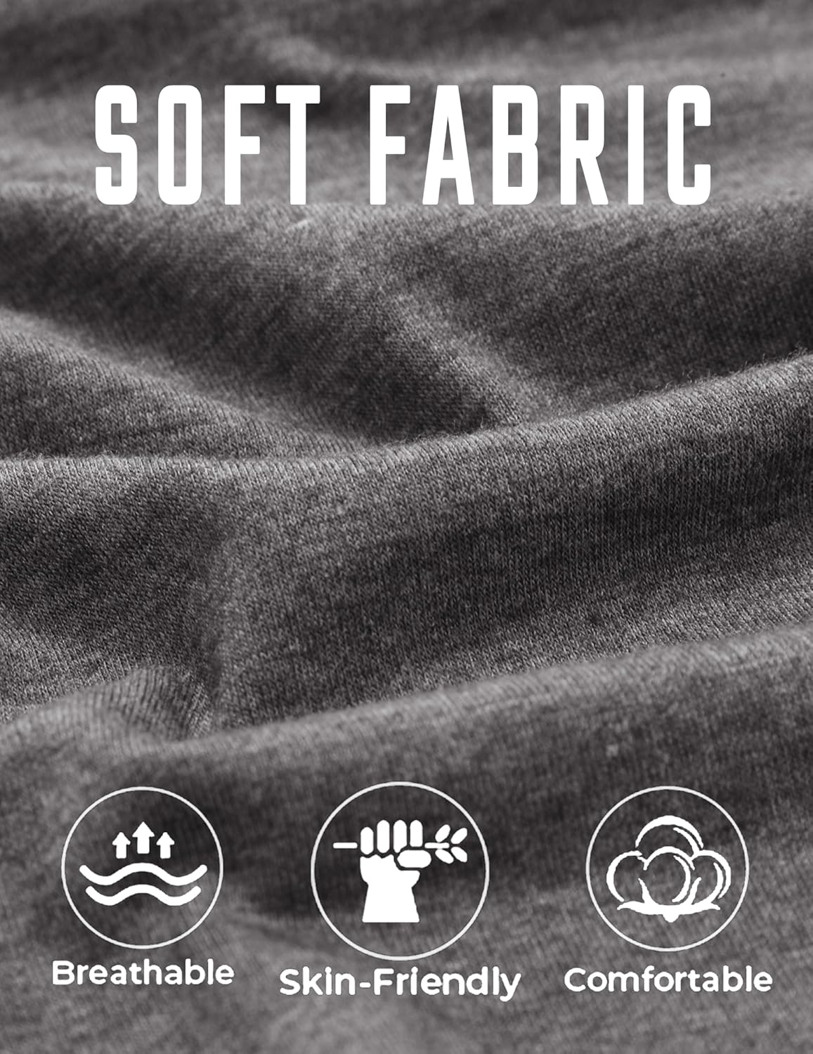 COOFANDY Men's T Shirts Short Sleeve Casual V Neck T-Shirt Soft Notch Neck Tee Classic Plain Shirts - Image 5