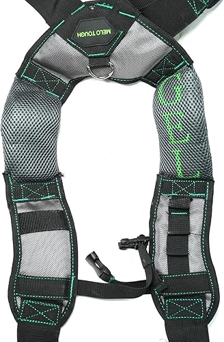 Miniatura 6 de MELOTOUGH Tirantes de cinturón de herramientas de suspensión de trabajo de construcción de gel con almohadilla de hombro de gel Soporte desmontable