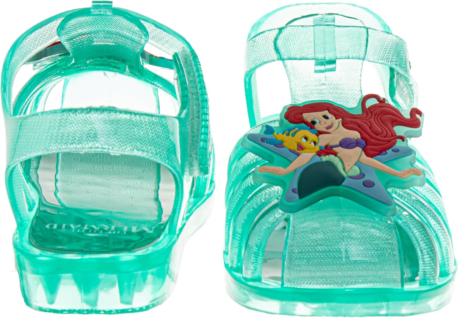 Disney Girls Sandal Frozen Minnie Mouse Sesame Street Elmo Abby and Peeps Jelly Sandals for Girl Size Infant/Toddler/Little Kid