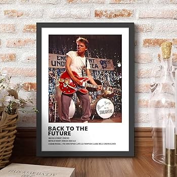 Amazon.co.jp: 映画ポスター バックトゥザフューチャー デザイン1 各種