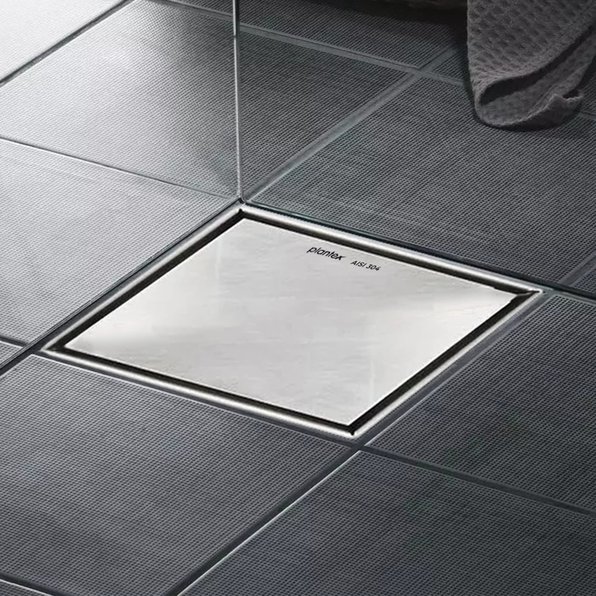 Plantex 304 Grade Stainless Steel Multipurpose Drain Cover with Tile Insert Grate/Bathroom Drain Cover/Bathroom Drain Jali (6 x 6 inches) - Matt (B09G2PDJ7K) Amazon Price History, Amazon Price Tracker