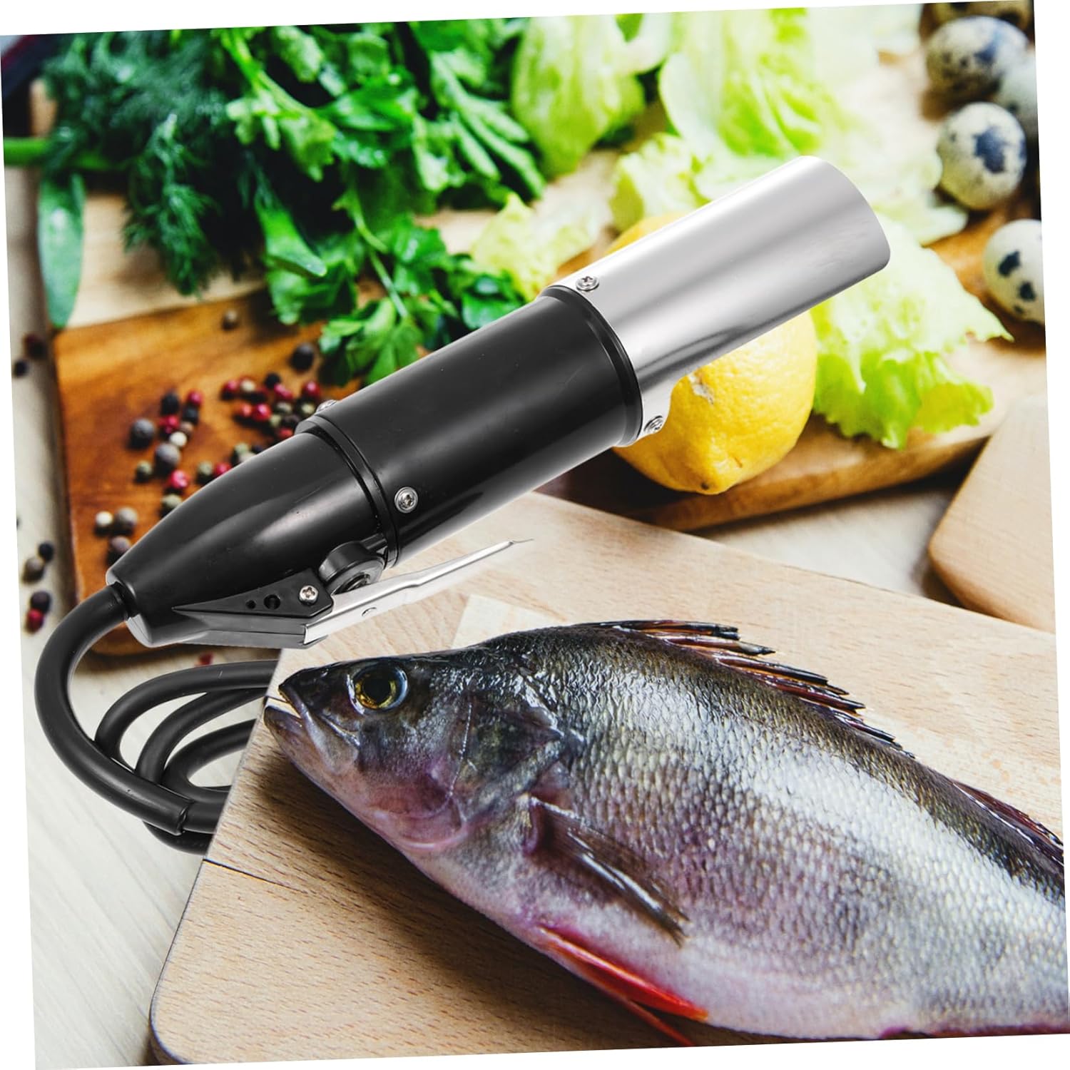 Electric Scraper Compact Handheld Tool for Easy Fish Scaling Construction for Home Kitchens and Seafood Markets