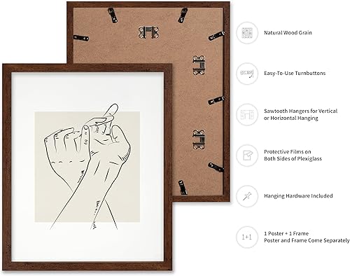 Miniatura 122 de Poster Master Póster de peonías – Estampado de flores retro – Ilustración floral – Ilustración en blanco y negro – Diseño de línea y abstracto –