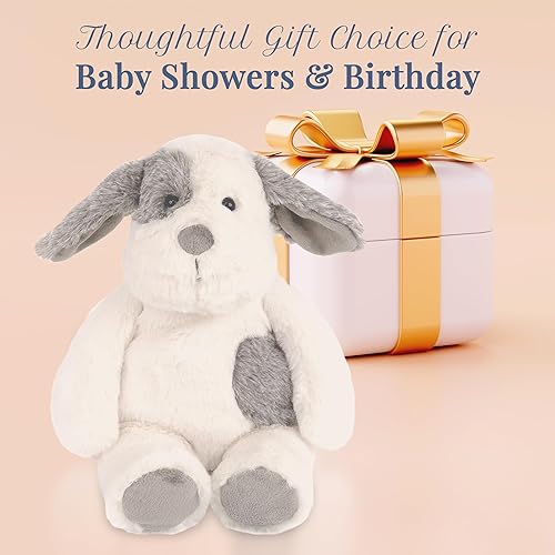 Miniatura 6 de MON AMI Juguete de peluche de cachorro de lunares de 11.5 pulgadas, hecho a mano, de alta calidad, suave y tierno, decoración de habitación del